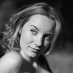 Noir et blanc portrait