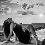 Black and white