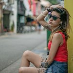 Cheryl in Haji Lane
