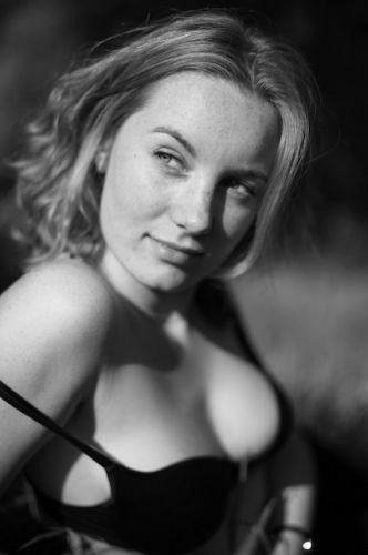 Noir et blanc portrait