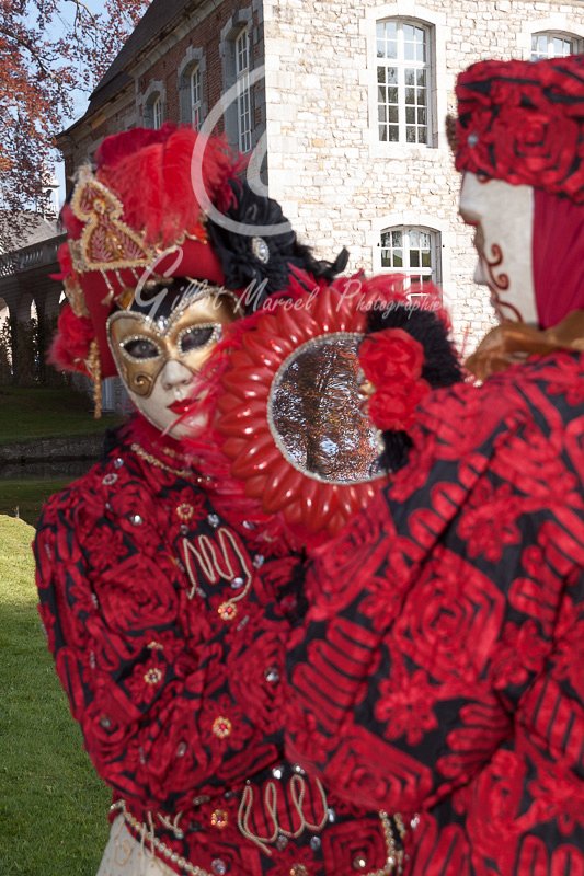 Masque de Venise Jardin d'Annevoie Belgique