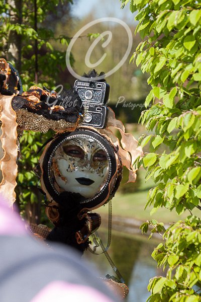 Masque de Venise Jardin d'Annevoie Belgique