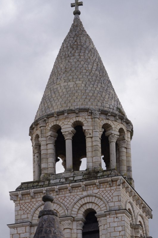 Poitiers, clocher de Notre Dame la Grande