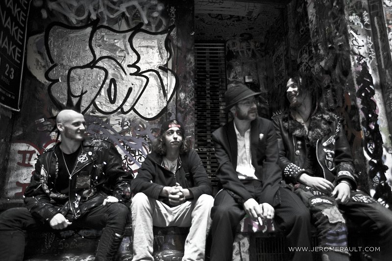 Punk Rockers on the street